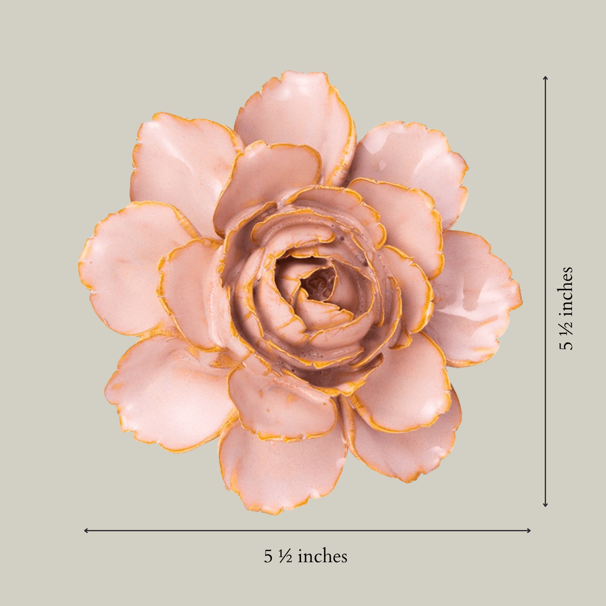 Camellia Sunset Sculpture - The Ceramic Garden
