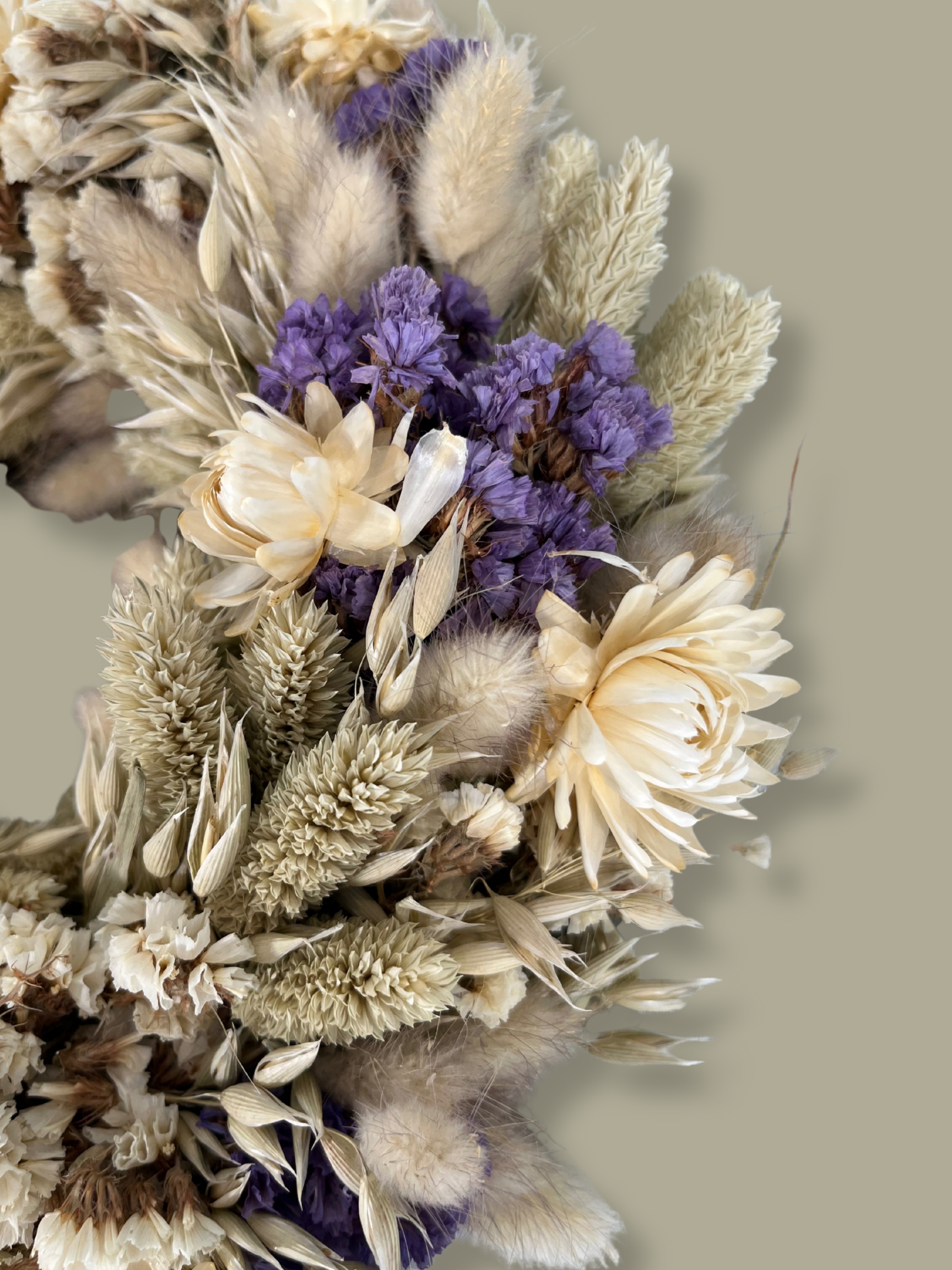 Lavender Meadow Halo Everlasting Wreath