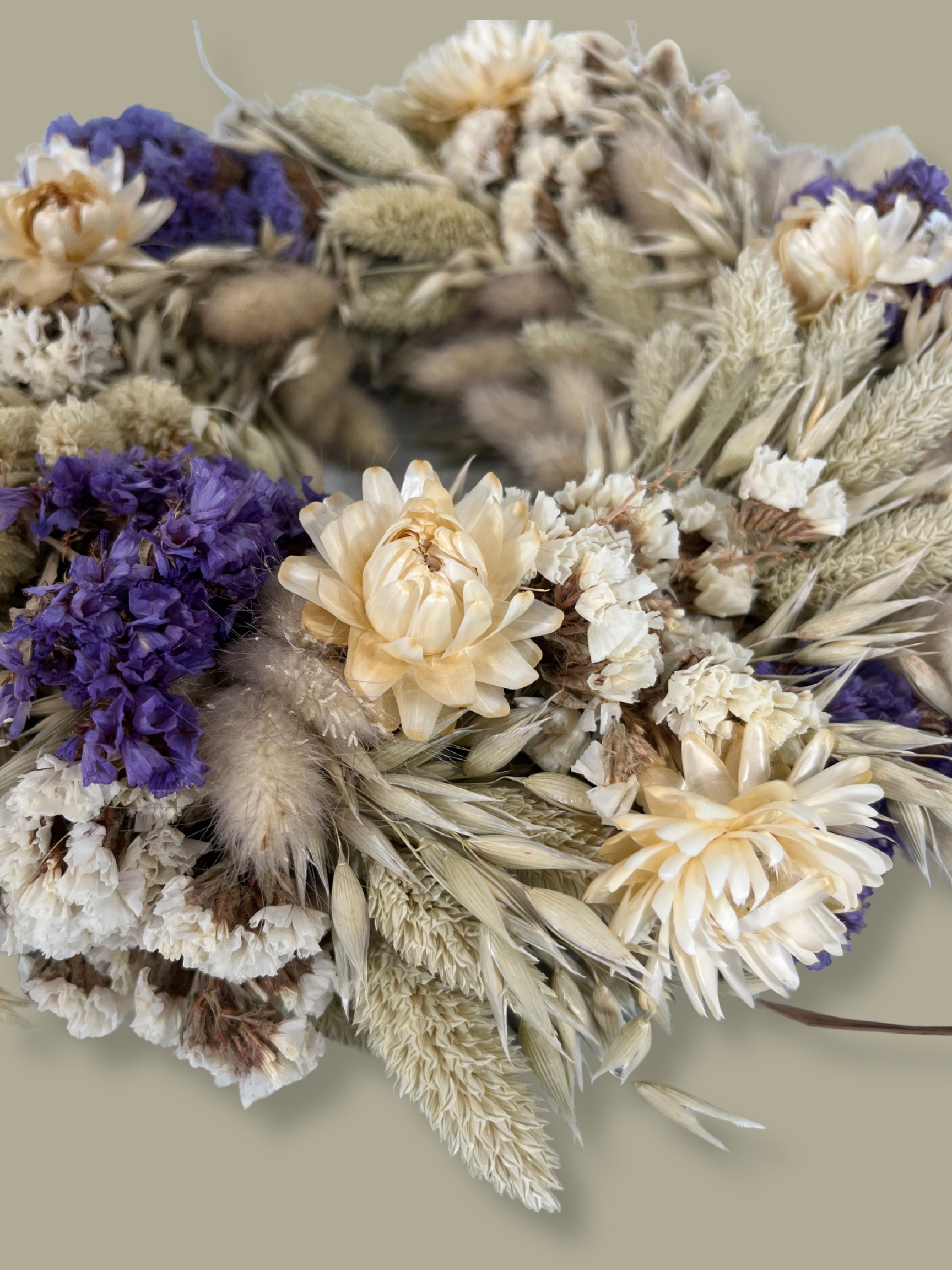 Lavender Meadow Halo Everlasting Wreath